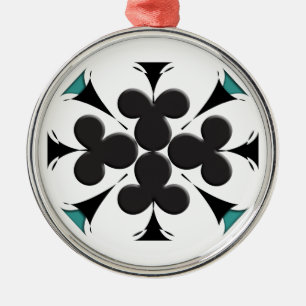 Clubs Metal Ornament