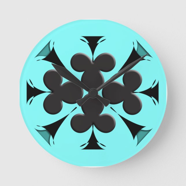 Clubs Round Clock (Front)