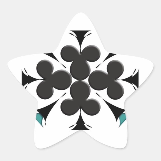 Clubs Star Sticker (Front)