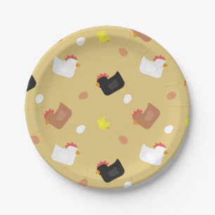 Cluck Cluck Paper Plate