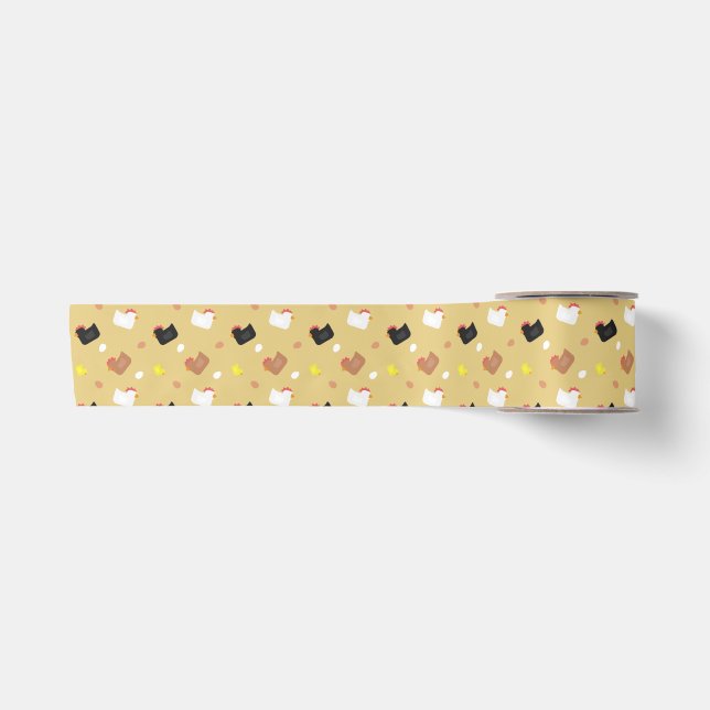 Cluck Cluck Satin Ribbon (Front)