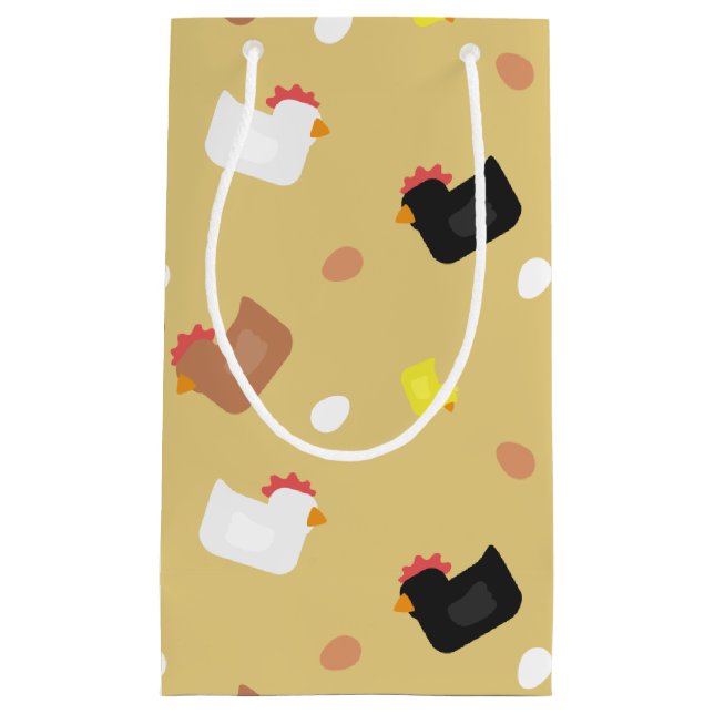 Cluck Cluck Small Gift Bag (Front)