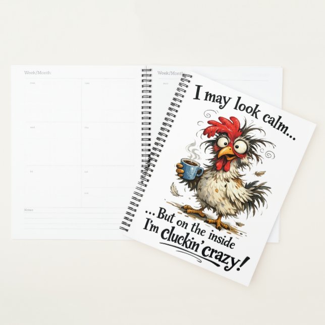 Cluckin Planner Notebook (Devant avec enveloppe)