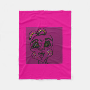 Clueless Bunny Fleece Blanket