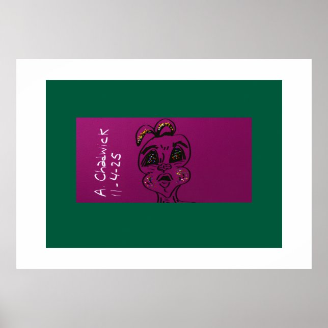 Clueless Bunny Poster (Devant)