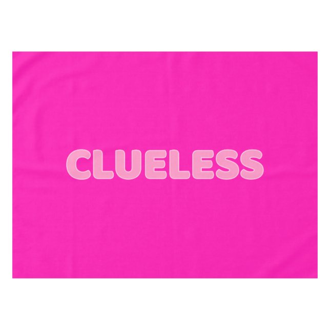 Clueless I Tablecloth (Front (Horizontal))