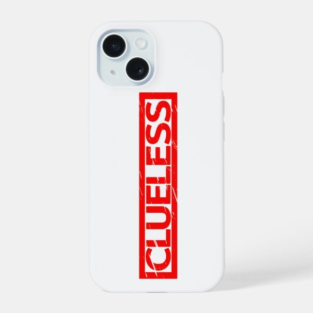 Clueless Stamp iPhone 15 Case (Back)