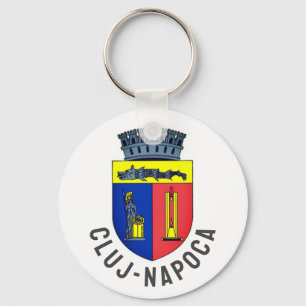 Cluj-Napoca coat of arms, Romania Keychain
