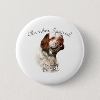 Clumber Spaniel Dad 2 Inch Round Button