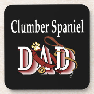Clumber Spaniel DAD Coaster
