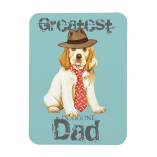Clumber Spaniel Dad Magnet