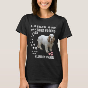 Clumber Spaniel Dog  Spaniel Mom Dad Clumber Spani T-Shirt
