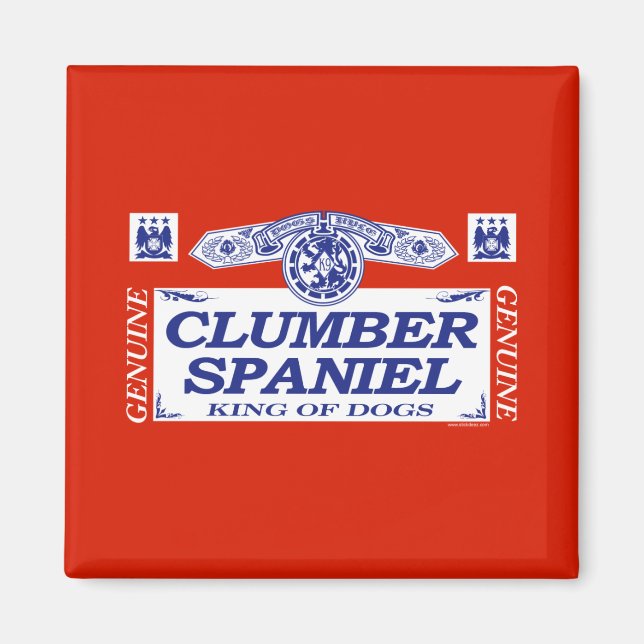 Clumber Spaniel Magnet (Front)