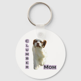 Clumber Spaniel Mom 4 - Keychain