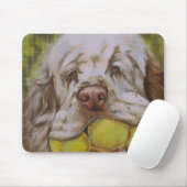 Clumber Spaniel Mouse Pad (With Mouse)