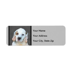 Clumber Spaniel Painting - Cute Original Dog Art