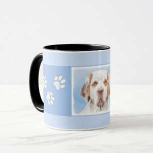 Clumber Spaniel Painting - Cute Original Dog Art Mug