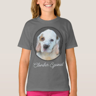 Clumber Spaniel Painting - Cute Original Dog Art T T-Shirt
