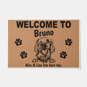 Clumber Spaniel Personalized Door Mat Doormat
