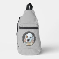 Clumber Spaniel Puppy Painting Original Dog Art