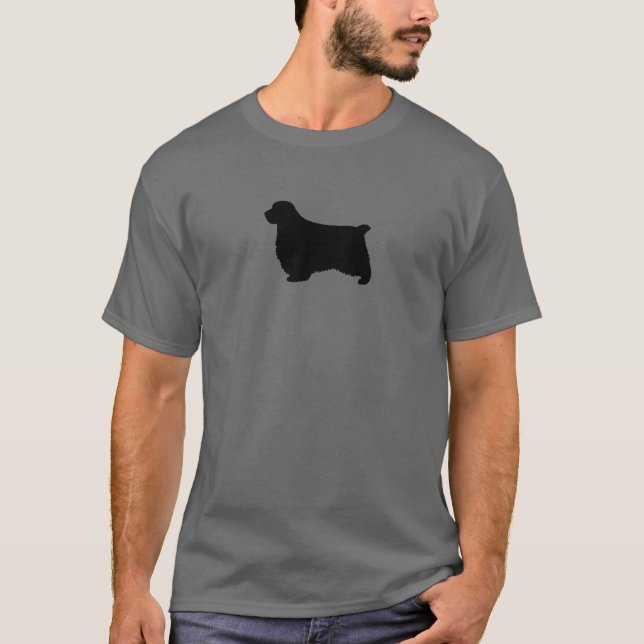 Clumber Spaniel Silhouette T-Shirt (Front)