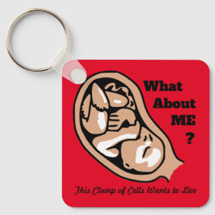 Clump of Cells or Baby PRO-LIFE Keychain