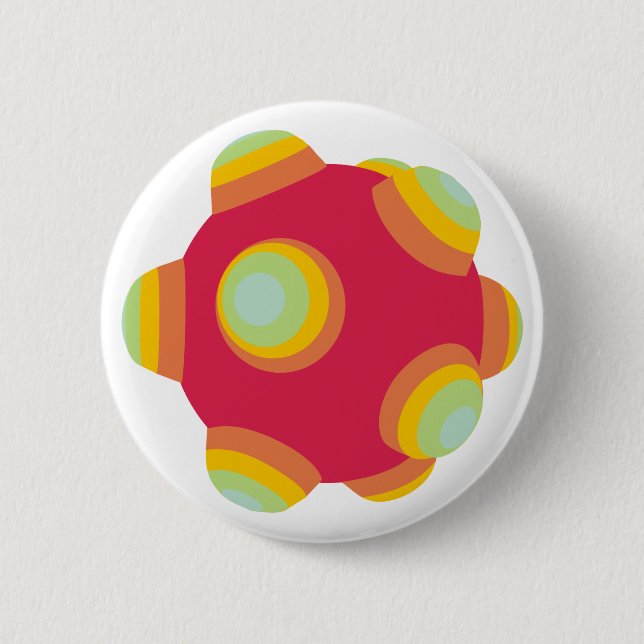 ClumpBubble - Bright! 2 Inch Round Button (Front)