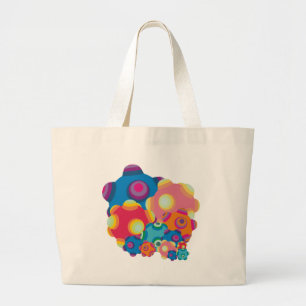 ClumpBubble Collage Large Tote Bag