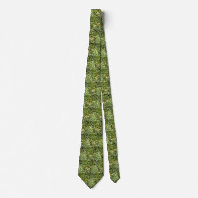 Clumps of Grass by Vincent van Gogh Tie (Front)