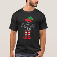 Clumsy Elf Matching Family Christmas Party Pajama