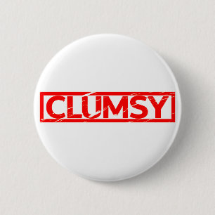 Clumsy Stamp 2 Inch Round Button