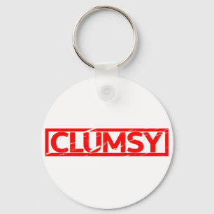 Clumsy Stamp Keychain