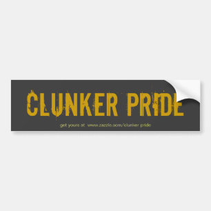 Clunker Pride blk/brw sticker