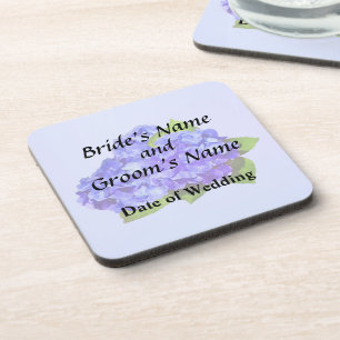 Cluster of Blue Hydrangea Wedding Products Coaster