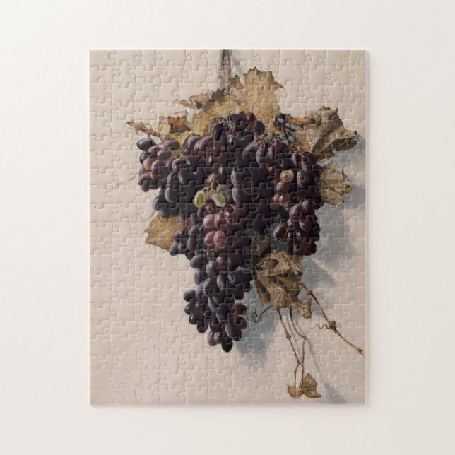 Cluster of Hanging Grapes Jigsaw Puzzle (Vertical)
