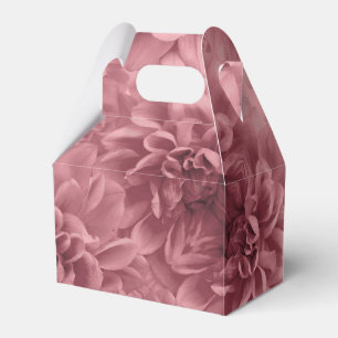 Cluster of light Mauve Dahlias Favor Box
