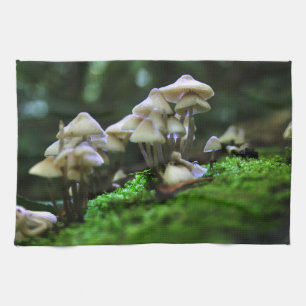 Cluster of Mushrooms Kitchen Towel