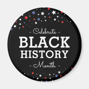 Cluster of Stars   Celebrate Black History RWBB Magnet
