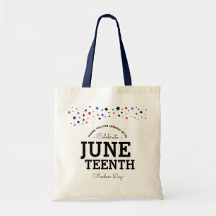 Cluster of Stars   Celebrate Juneteenth Tote Bag