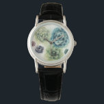 Cluster of Succulents Watch<br><div class="desc">Cluster of Succulents. Artist: Grace Popp. Image ID: 148320Z.</div>