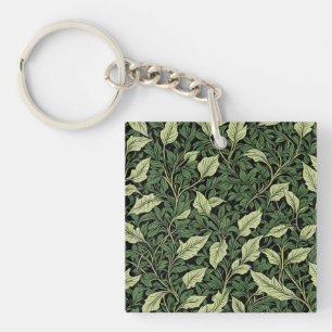 Cluster of Vines in Shades of Green Keychain
