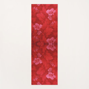 Cluster of Vintage Red Poppy Flowers Yoga Mat