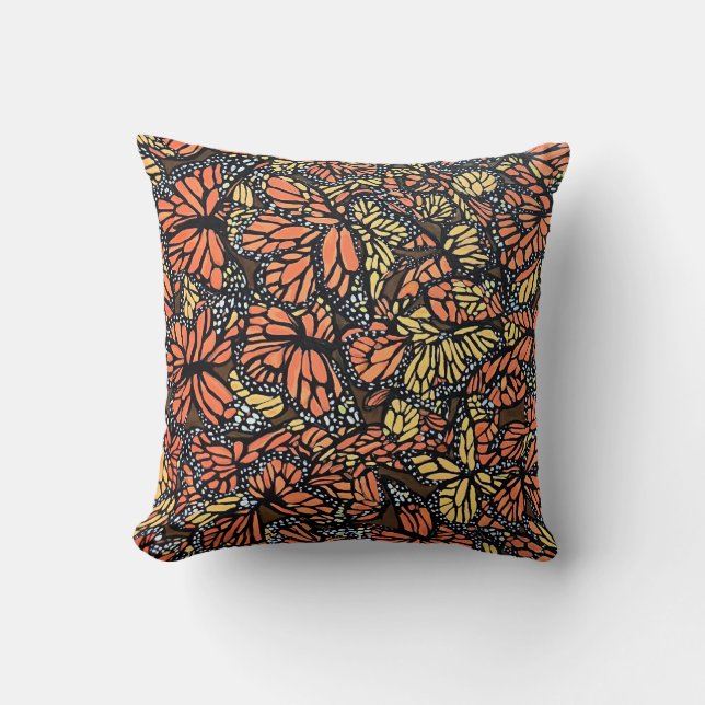 Cluster Throw Pillow (Front)