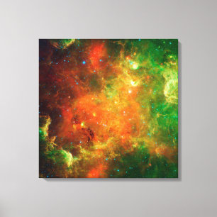 Clusters Of Stars In The North American Nebula. Canvas Print