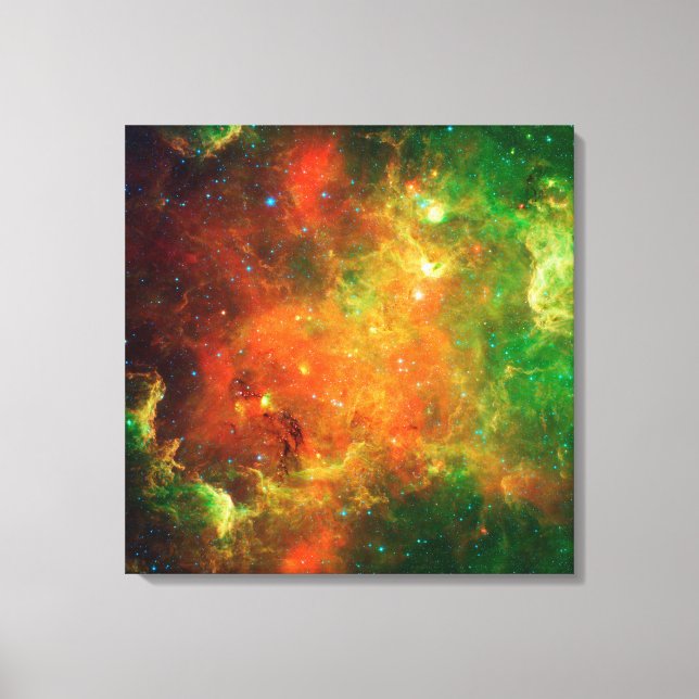 Clusters Of  Stars In The North American Nebula. Canvas Print (Front)