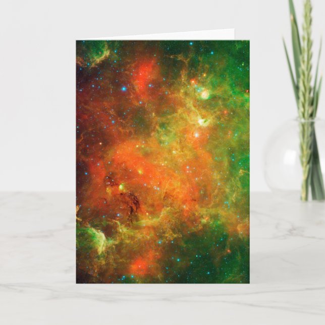 Clusters Of  Stars In The North American Nebula. Card (Front)
