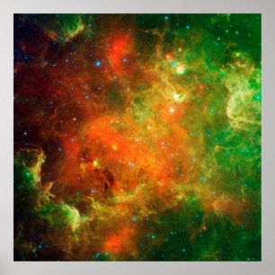 Clusters Of Stars In The North American Nebula. Poster