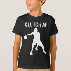 Clutch Af Sketll Star Sports Hoops Retro Vintage  T-Shirt