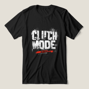 🔥 Clutch Mode Activated – Bold Gaming Typography  Tri-Blend Shirt