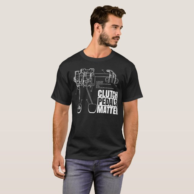 Clutch Pedals Matter Dark T T-Shirt (Front Full)